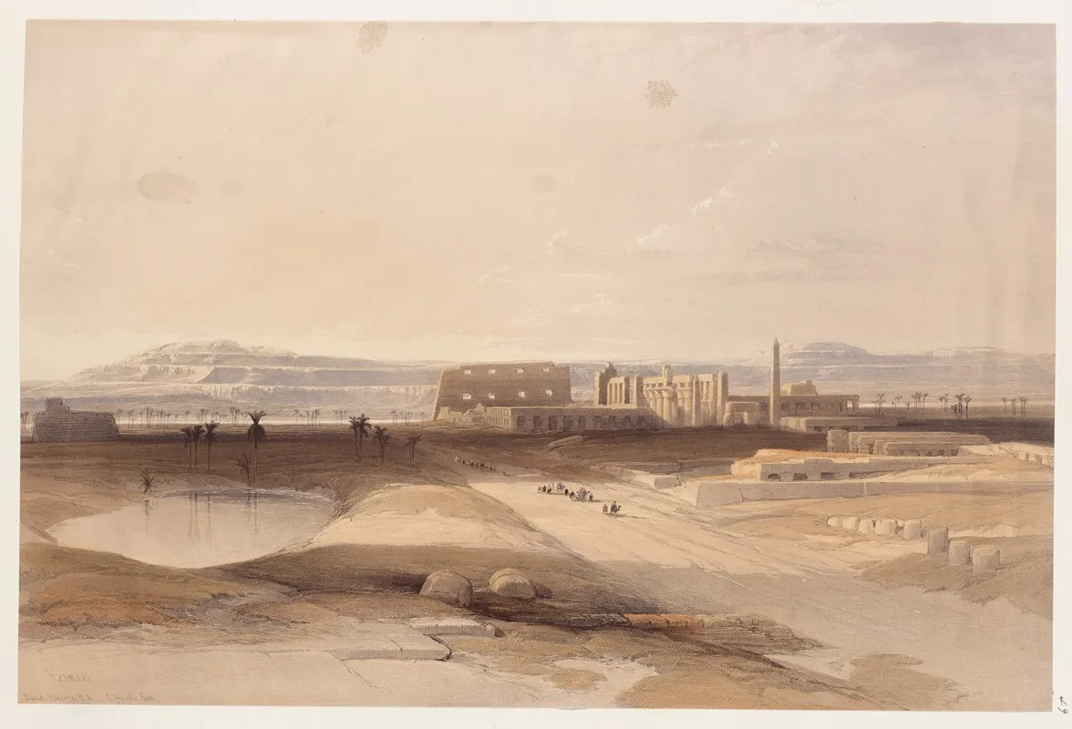 Karnak 3 Wall Art by David Roberts - High-Resolution Digital Print