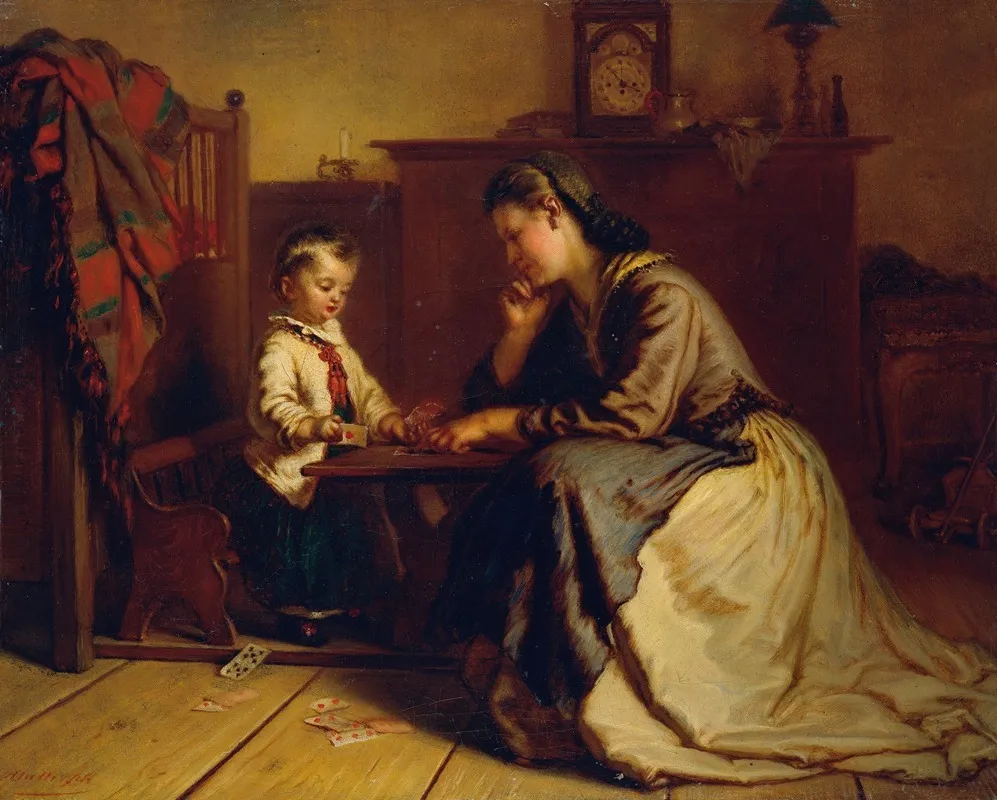 Kartenspiel Wall Art by Ferdinand Mallitsch - High-Resolution Digital Print