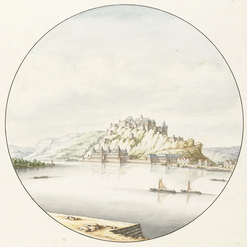 Kasteel Ehrenbreitstein Wall Art by Jan van Call the elder - High-Resolution Digital Print