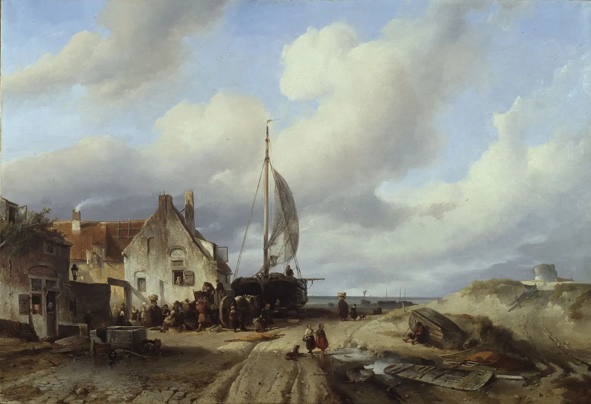 Katwijk Aan Zee South Holland 2 Wall Art by Samuel Verveer - High-Resolution Digital Print