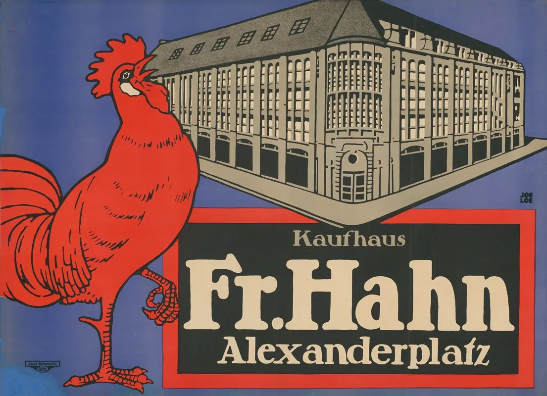 Kaufhaus Fr Hahn Alexanderplatz Wall Art by Joe Loe - High-Resolution Digital Print