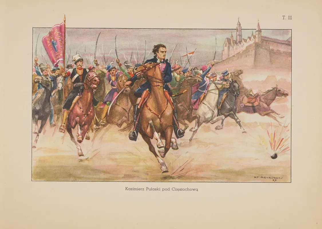 Kazimierz‎ ‎pulaski‎ ‎pod‎ ‎czestochowa Wall Art by Stanisław Haykowski - High-Resolution Digital Print