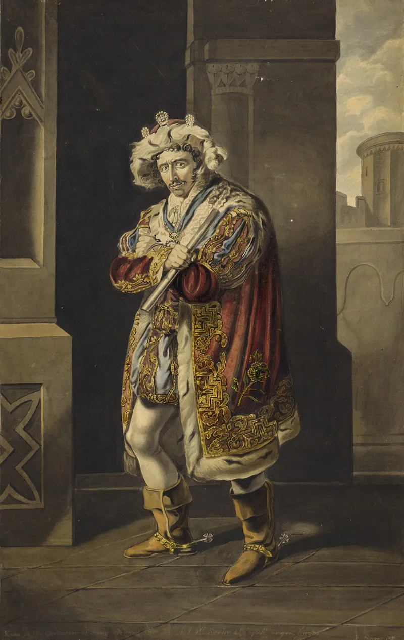 Kean In The Character Of King Richard Iii Wall Art by Jane Stuart - High-Resolution Digital Print