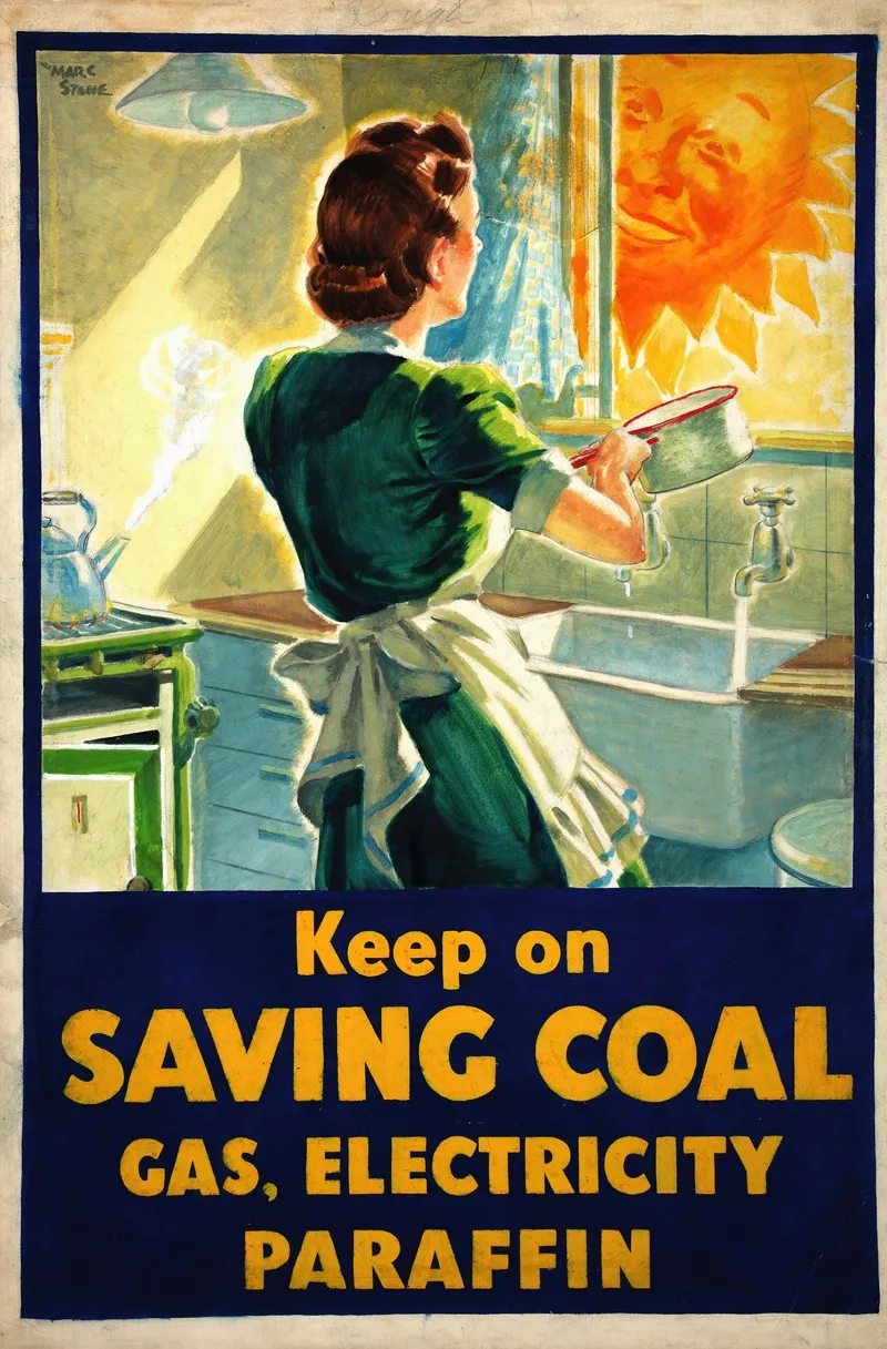 Keep On Saving Coal Gas Electricity Paraffin