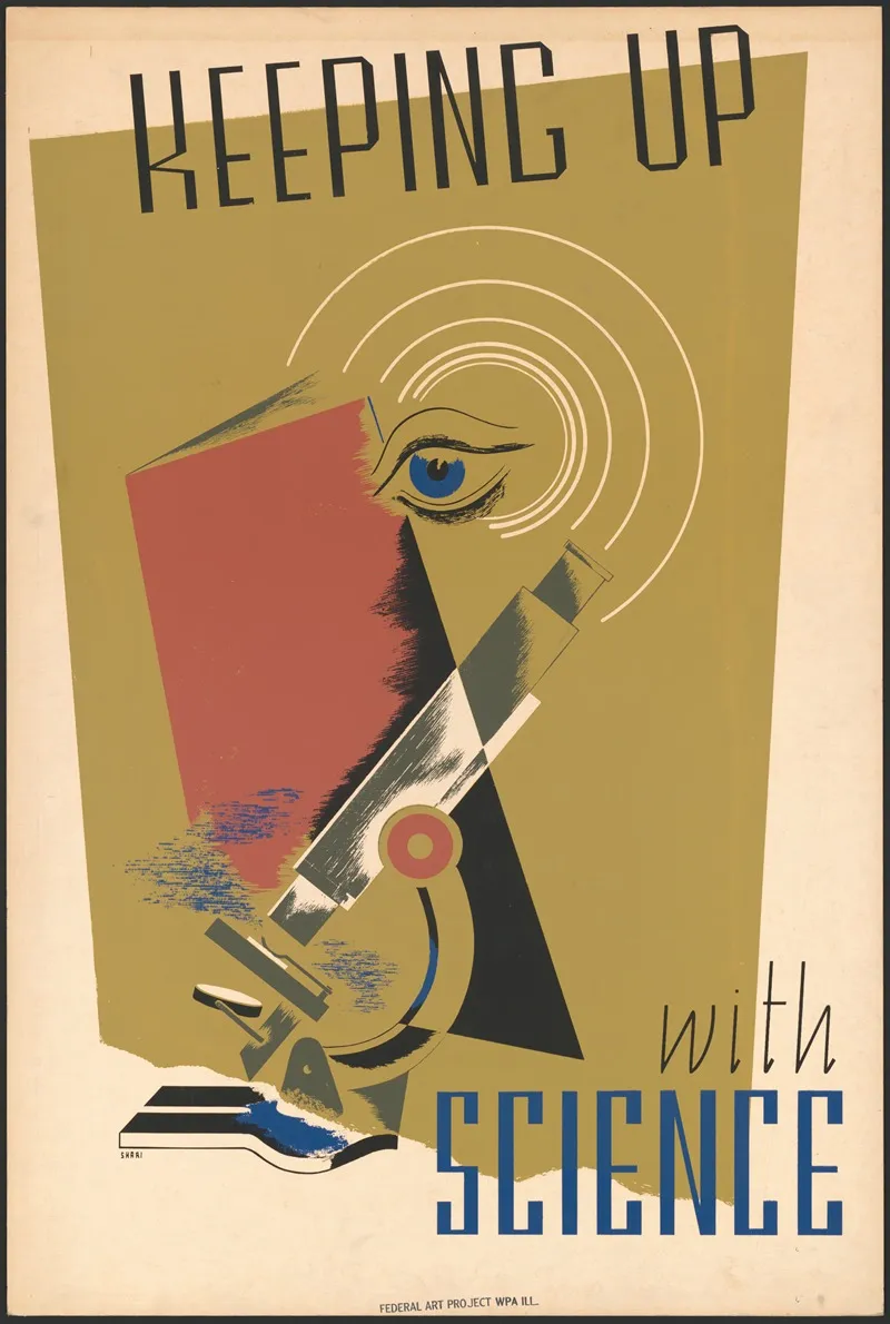 Keeping Up With Science 2 Wall Art by Shari Weisberg - High-Resolution Digital Print
