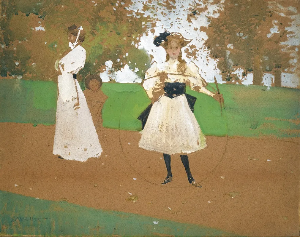 Kensington Gardens Wall Art by Edward Arthur Walton - High-Resolution Digital Print