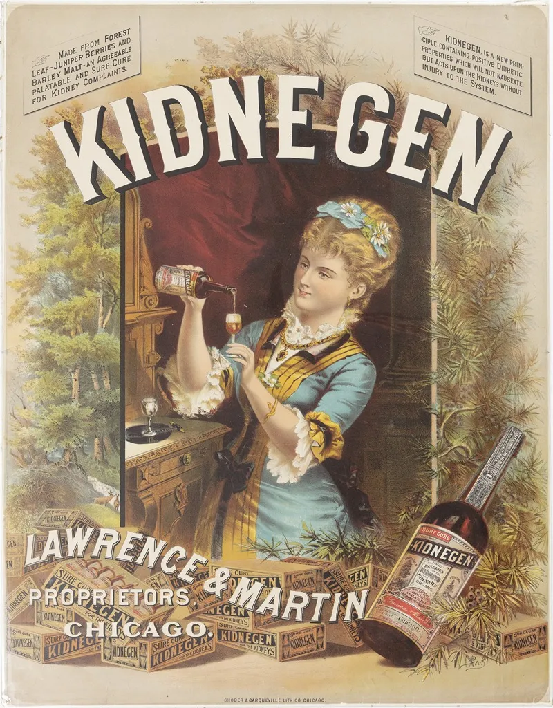 Kidnegen Lawrence And Martin Proprietors Chicago Wall Art by Shober &amp; Carqueville - High-Resolution Digital Print