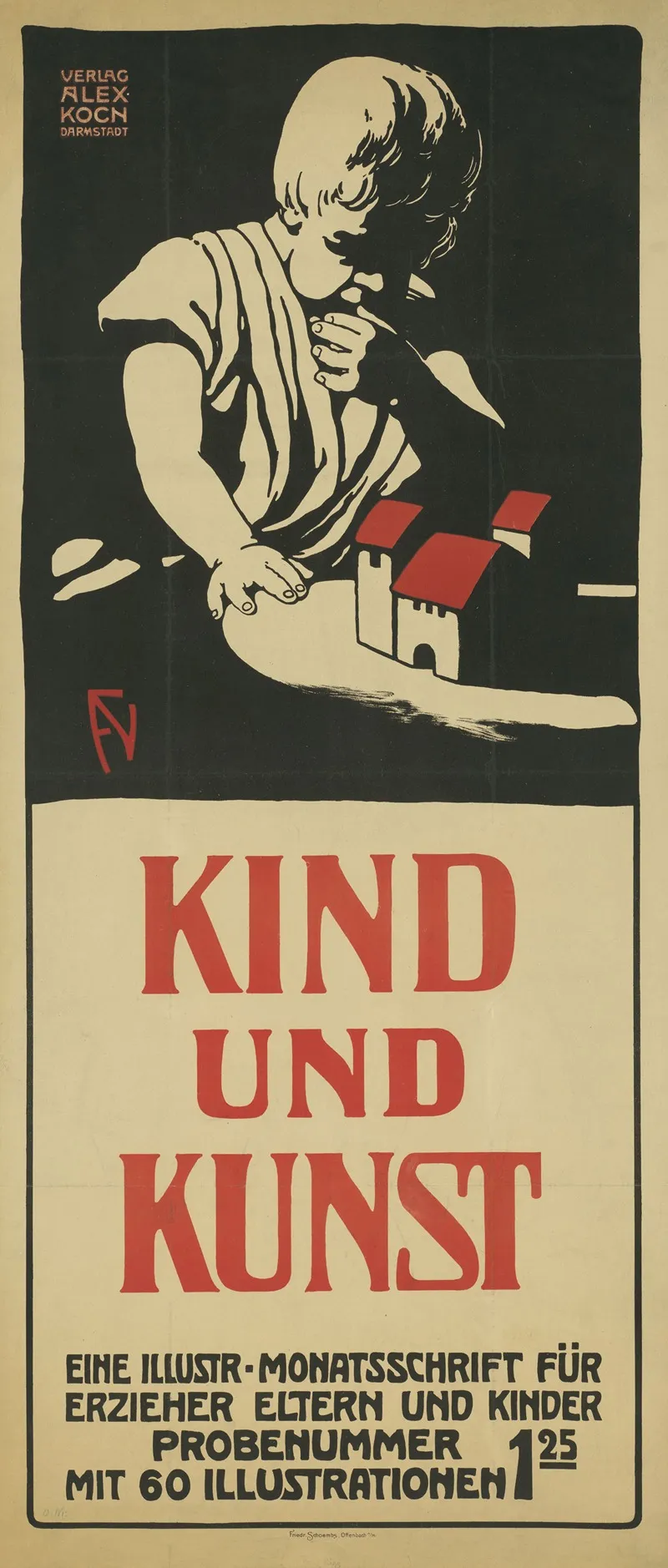 Kind Und Kunst Illustrierte Monatsschrift Fur Erzieher Eltern Und Kinder Wall Art by Ferdinand Nigg - High-Resolution Digital Print