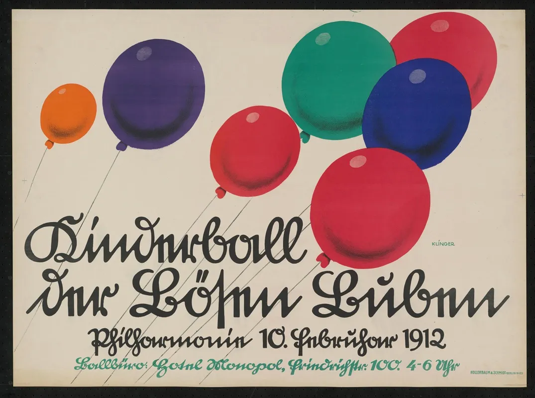 Kinderball Der Bosen Buben 9 Wall Art by Julius Klinger - High-Resolution Digital Print