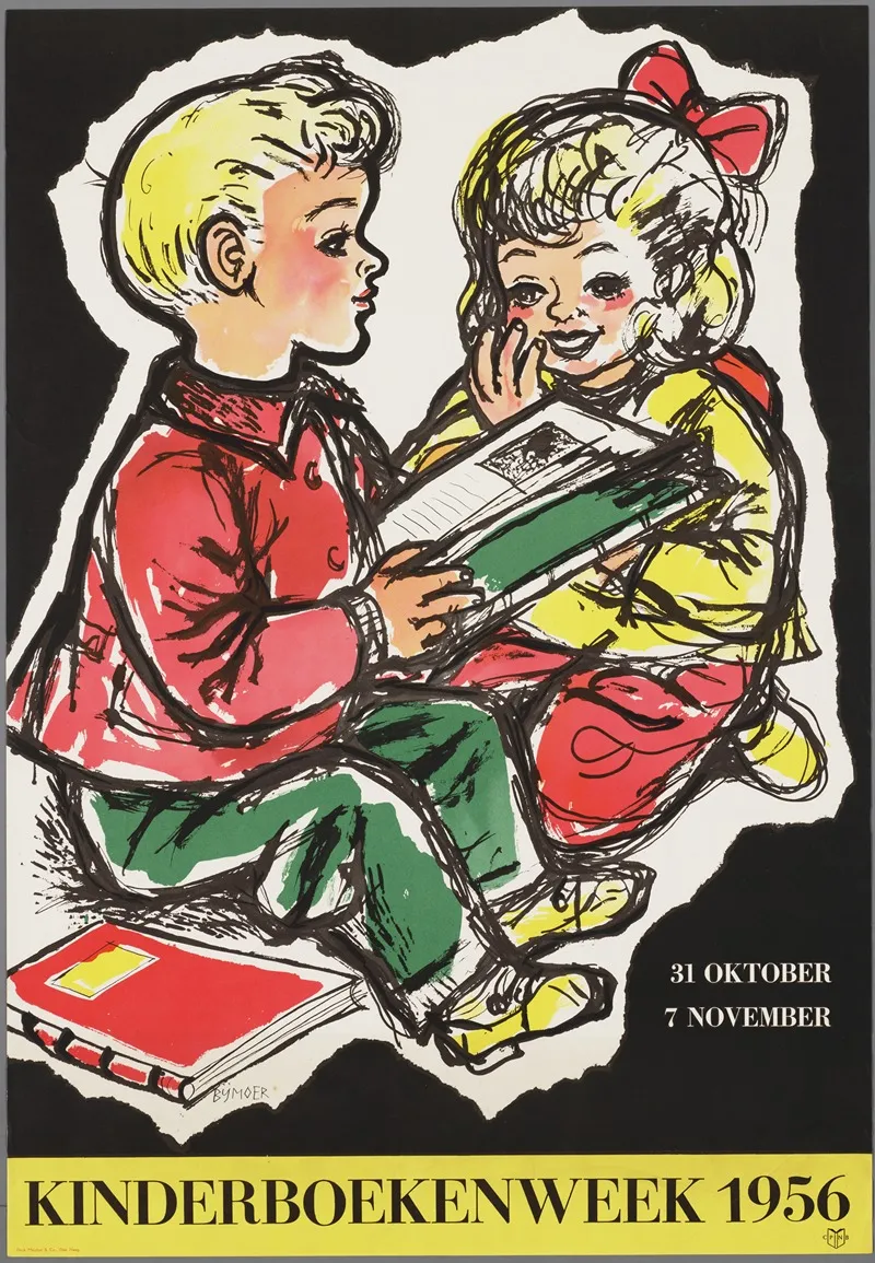 Kinderboekenweek 1956 Wall Art by Wim Bijmoer - High-Resolution Digital Print