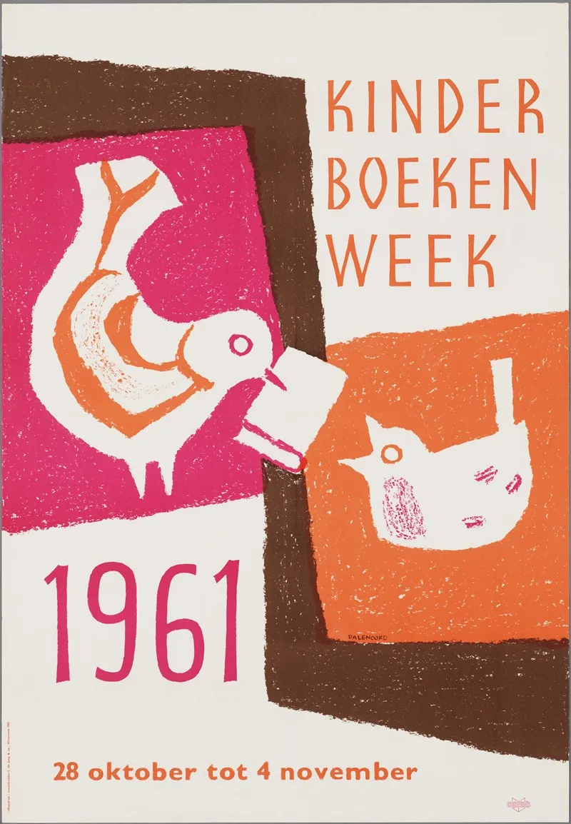 Kinderboekenweek 1961 Wall Art by Jenny Dalenoord - High-Resolution Digital Print