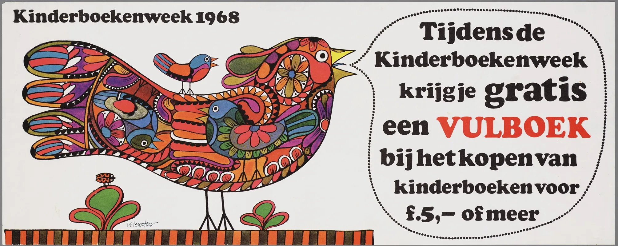 Kinderboekenweek 1968 Wall Art by Alfons van Heusden - High-Resolution Digital Print