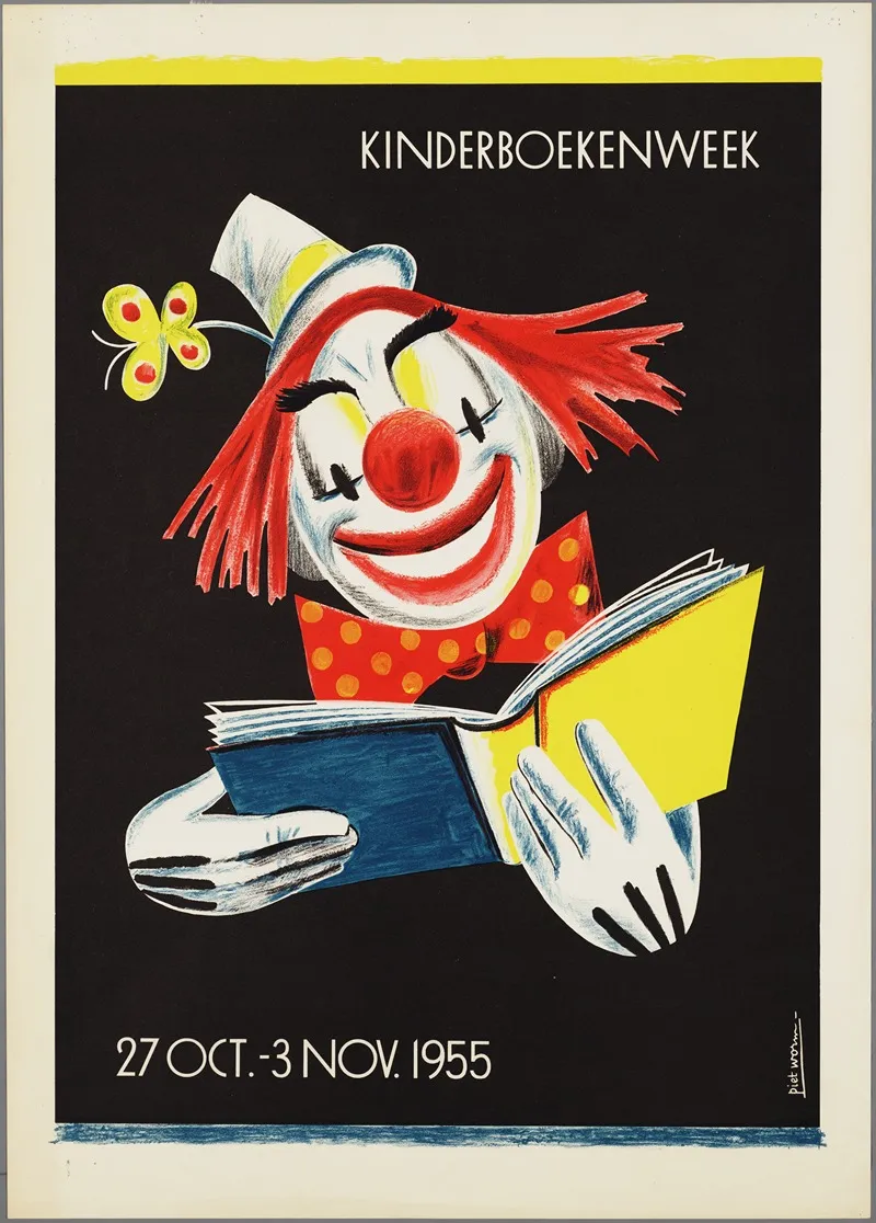 Kinderboekenweek 27 Oct 3 Nov 1955 Wall Art by Piet Worm - High-Resolution Digital Print