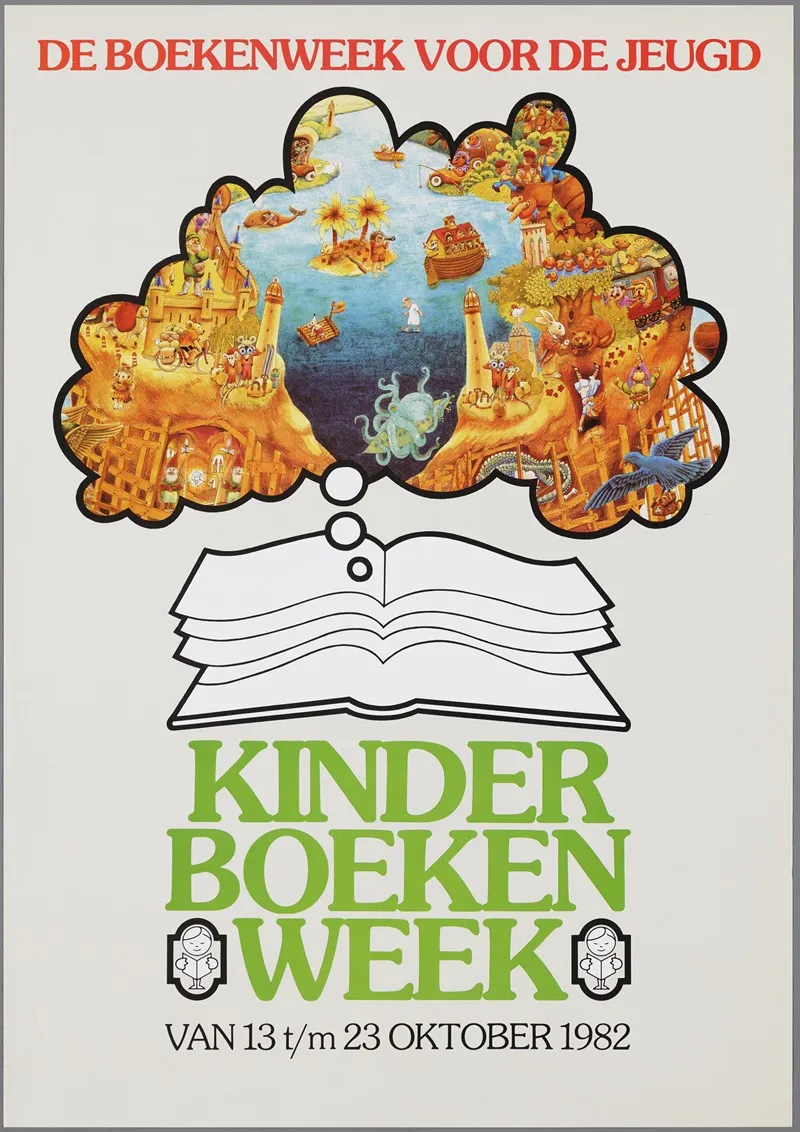 Kinderboekenweek Van 13 23 Oktober 1982 Wall Art by CPNB - High-Resolution Digital Print