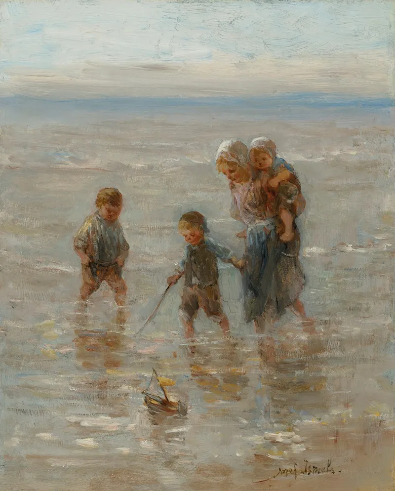 Kinderen Der Zee Children Playing In The Surf