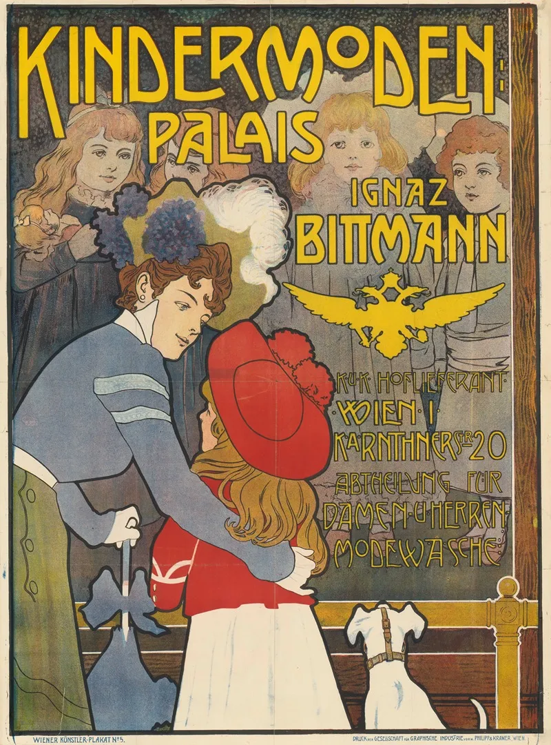 Kindermoden Palais Ignatz Bittmann Wall Art by Gesellschaft für Graphische Industrie - High-Resolution Digital Print