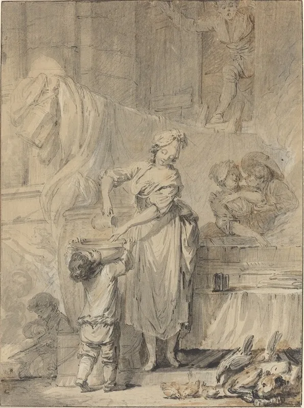 Kindly Martine Wall Art by Pierre-Antoine Baudouin - High-Resolution Digital Print