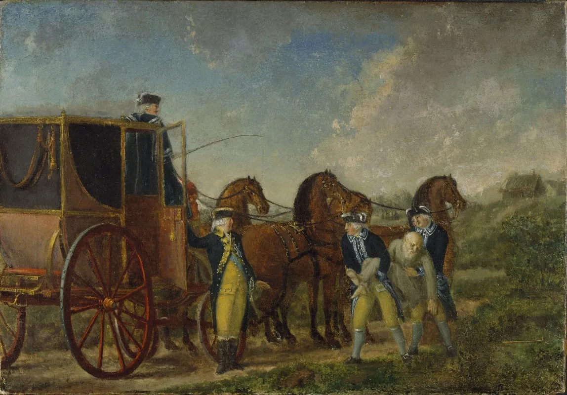 King Adolf Fredrik 1710 1771 At Loka Brunn In 1762