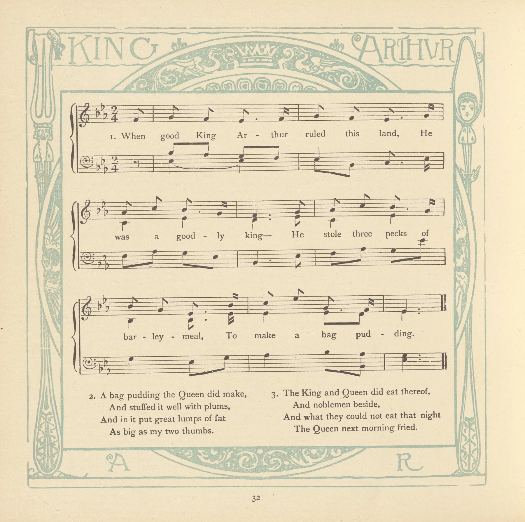 King Arthur 2 Wall Art by Walter Crane - High-Resolution Digital Print