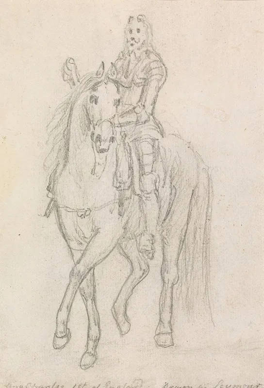King Charles I Of England Mounted