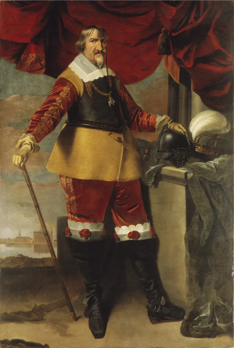 King Christian Iv Of Denmark Wall Art by Karel van Mander III - High-Resolution Digital Print