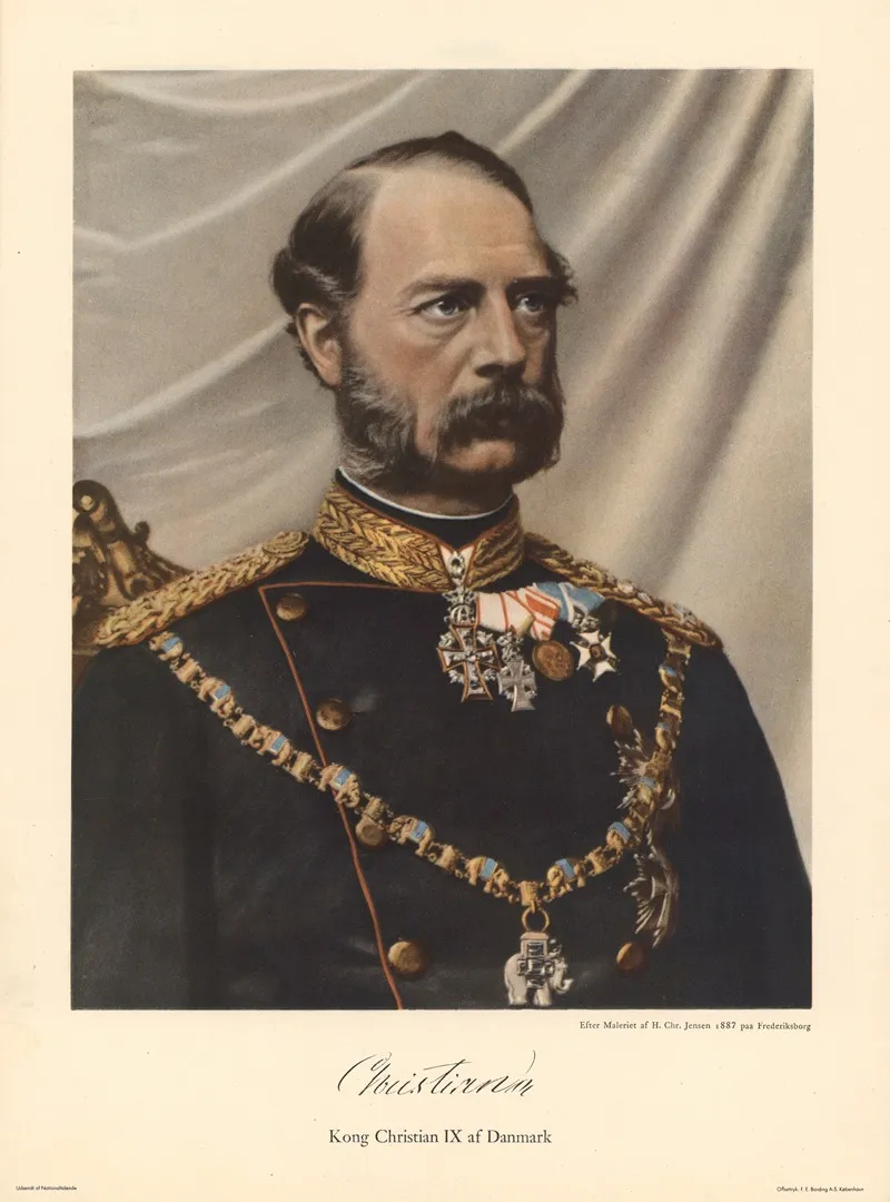 King Christian Ix Of Denmark Wall Art by Hans Christian Jensen - High-Resolution Digital Print