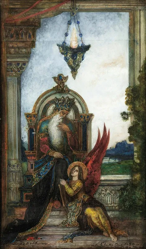 King David 2 Wall Art by Gustave Moreau - High-Resolution Digital Print