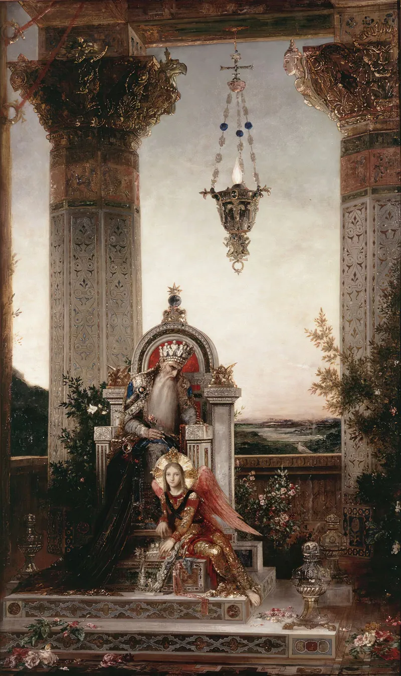 King David 5 Wall Art by Gustave Moreau - High-Resolution Digital Print