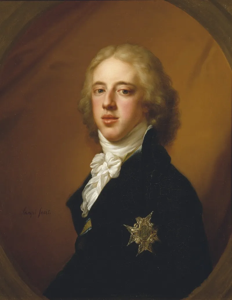 King Gustav Iv Adolf 2 Wall Art by Johann Baptist von Lampi the Elder - High-Resolution Digital Print