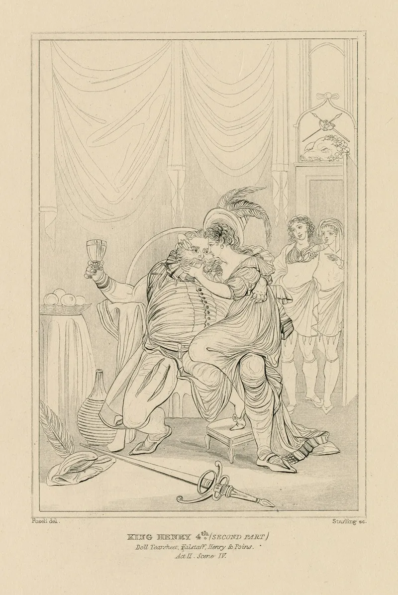 King Henry 4th Second Part Act Ii Scene Iv Wall Art by William Francis Starling - High-Resolution Digital Print