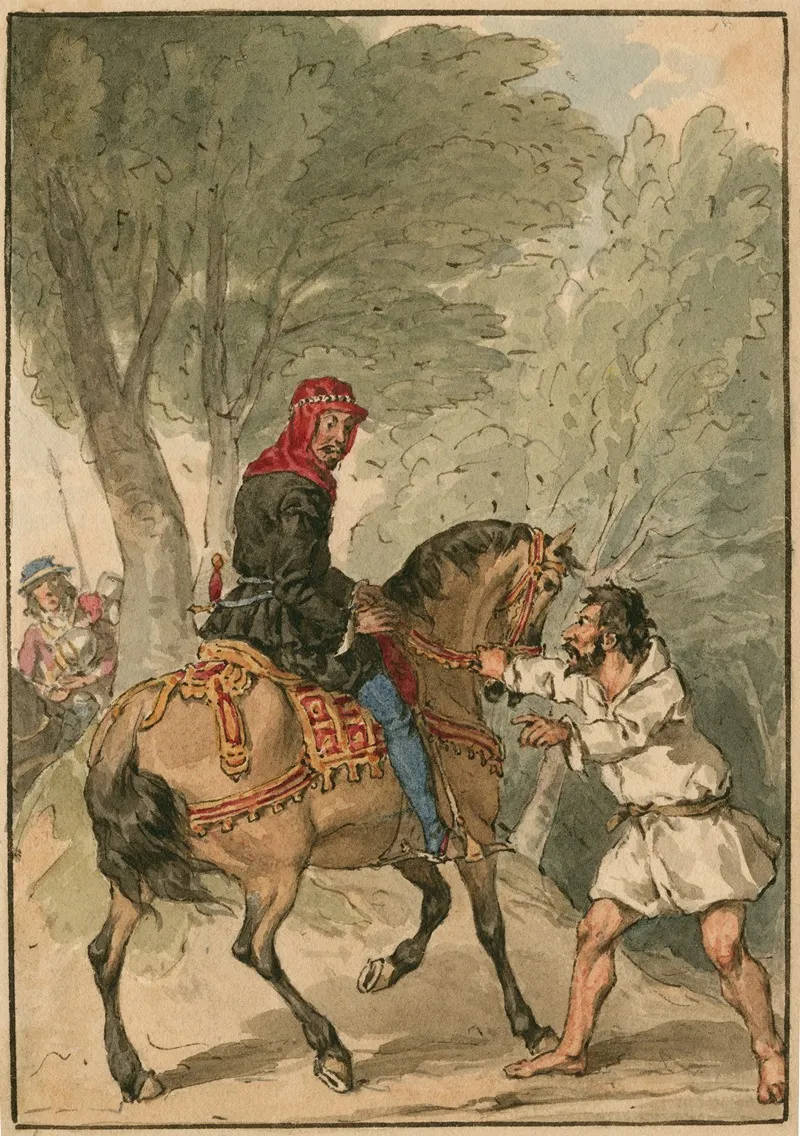 King Henry Iv Part 2 Ii 2 Wall Art by John Augustus Atkinson - High-Resolution Digital Print