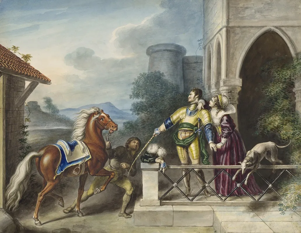 King Henry Iv Pt 1 Ii 3 In Faith Ill Break Thy Little Finger Harry Wall Art by Johann Heinrich Ramberg - High-Resolution Digital Print
