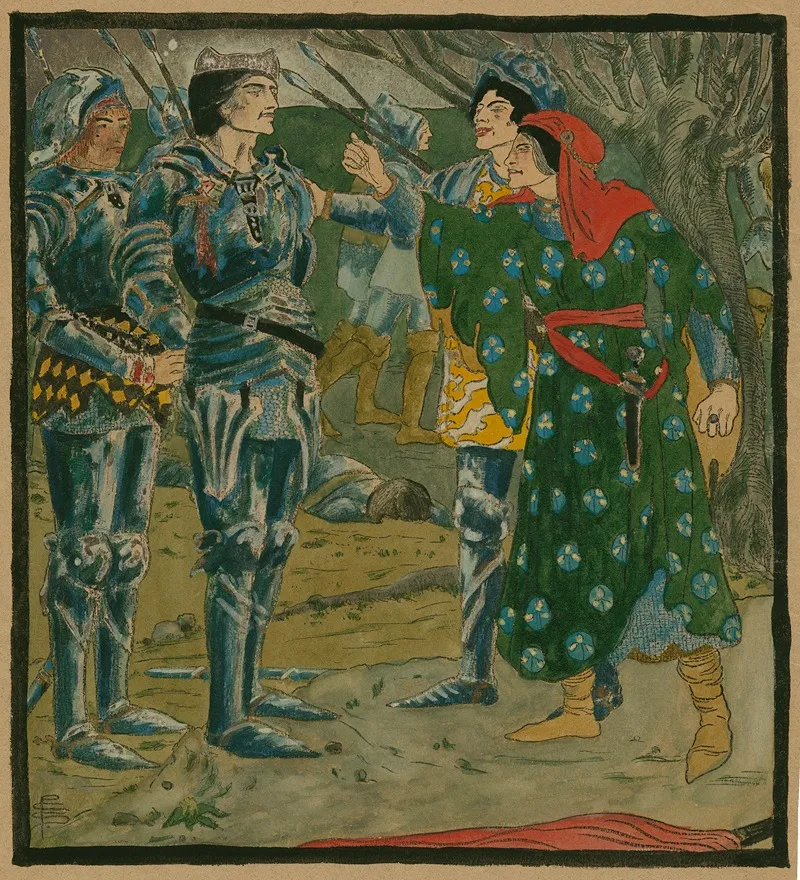 King Henry V Wall Art by Pamela Colman Smith - High-Resolution Digital Print