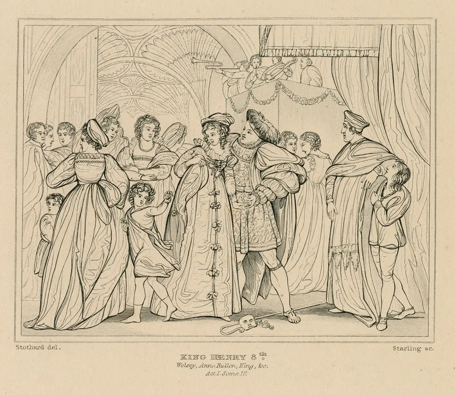 King Henry Viii Act 1 Scene 4 Wall Art by William Francis Starling - High-Resolution Digital Print