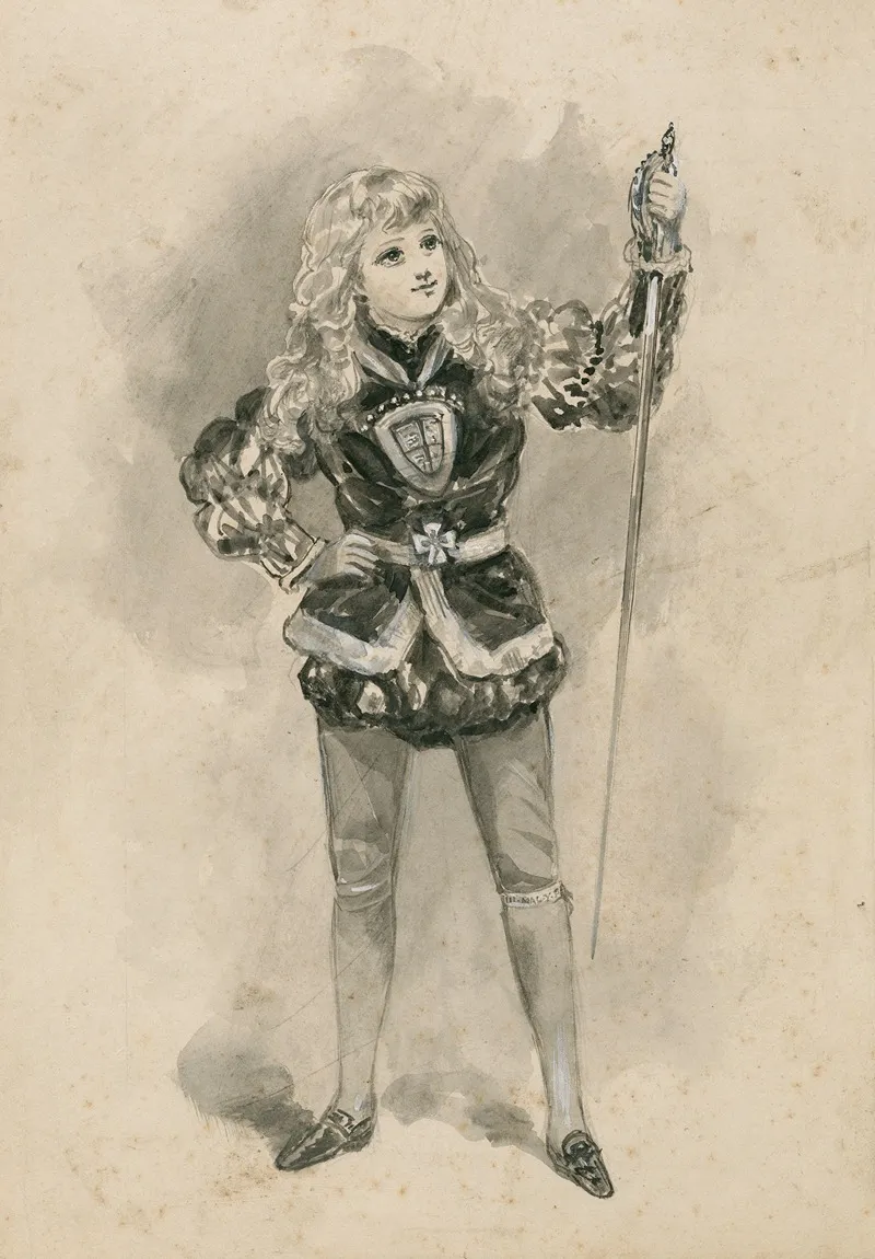 King John Miss Elsie Leslie As Prince Arthur
