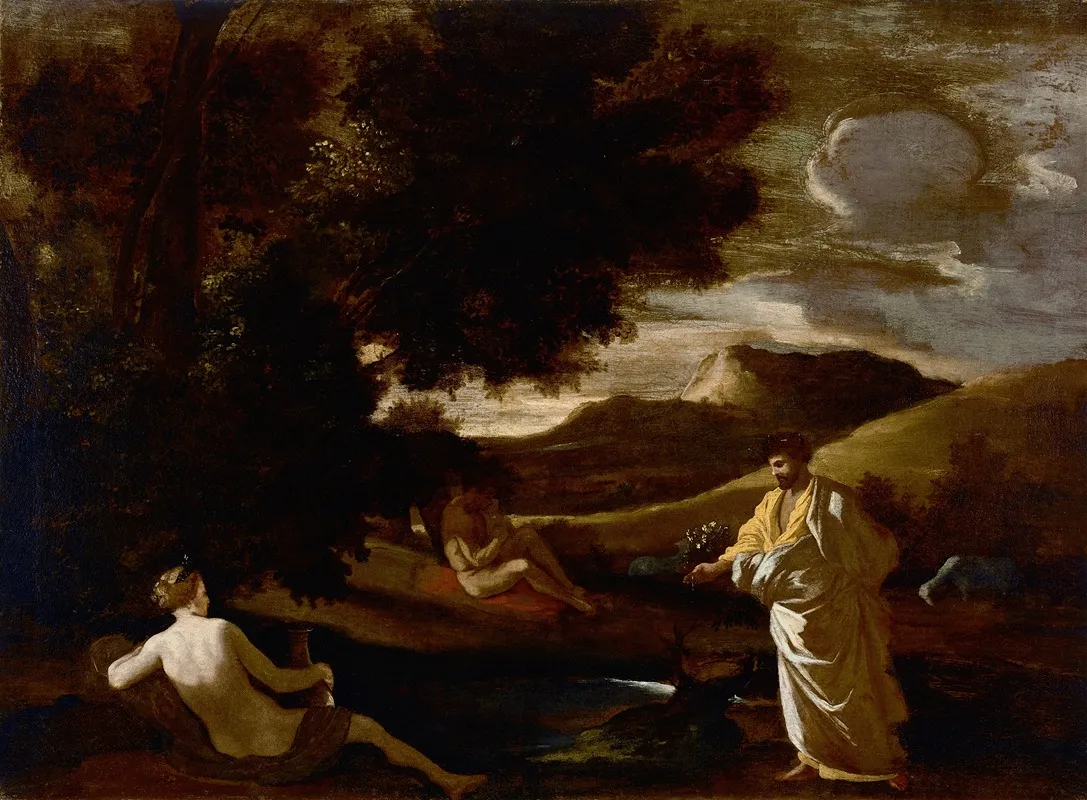 King Midas Turns An Oak Branch To Gold