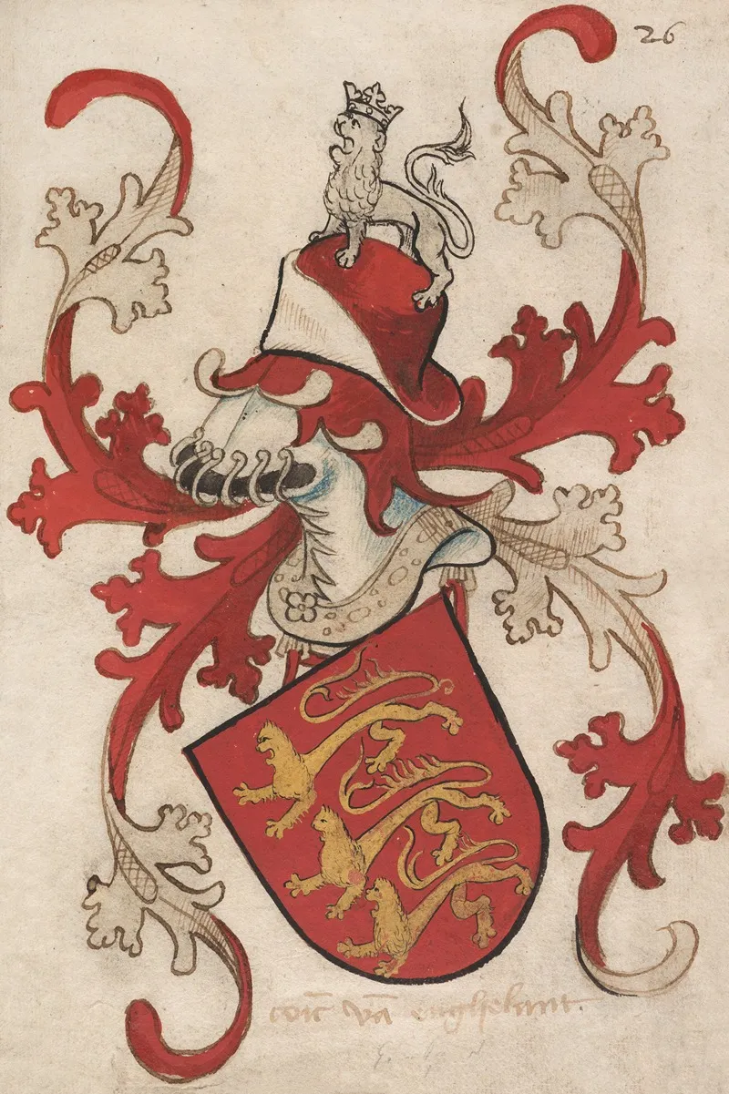 King Of England Wall Art by Herald of Nassau-Vianden - High-Resolution Digital Print