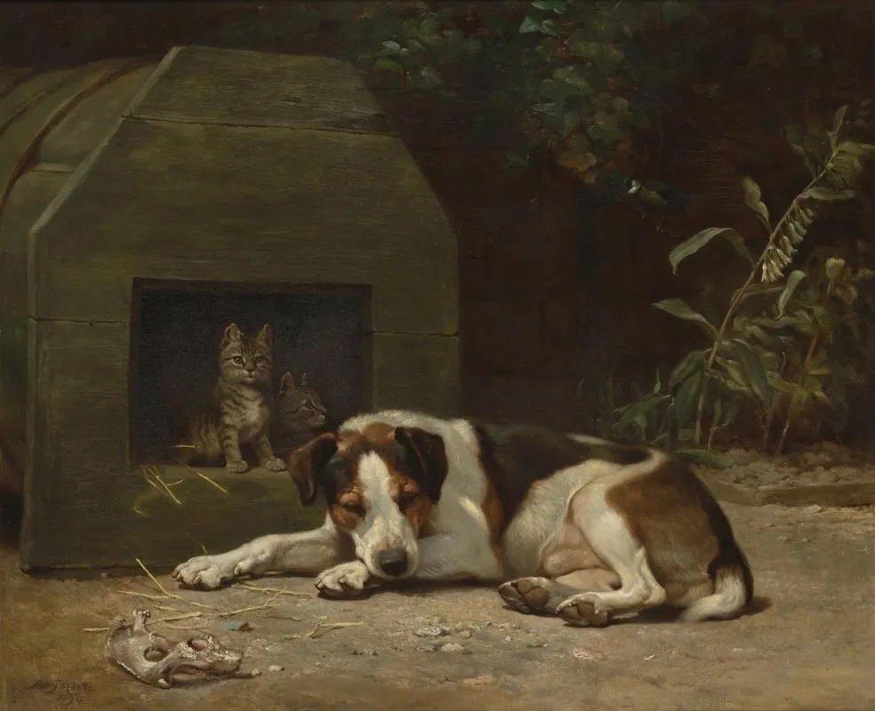King Of The Castle Wall Art by Henry William Carter - High-Resolution Digital Print