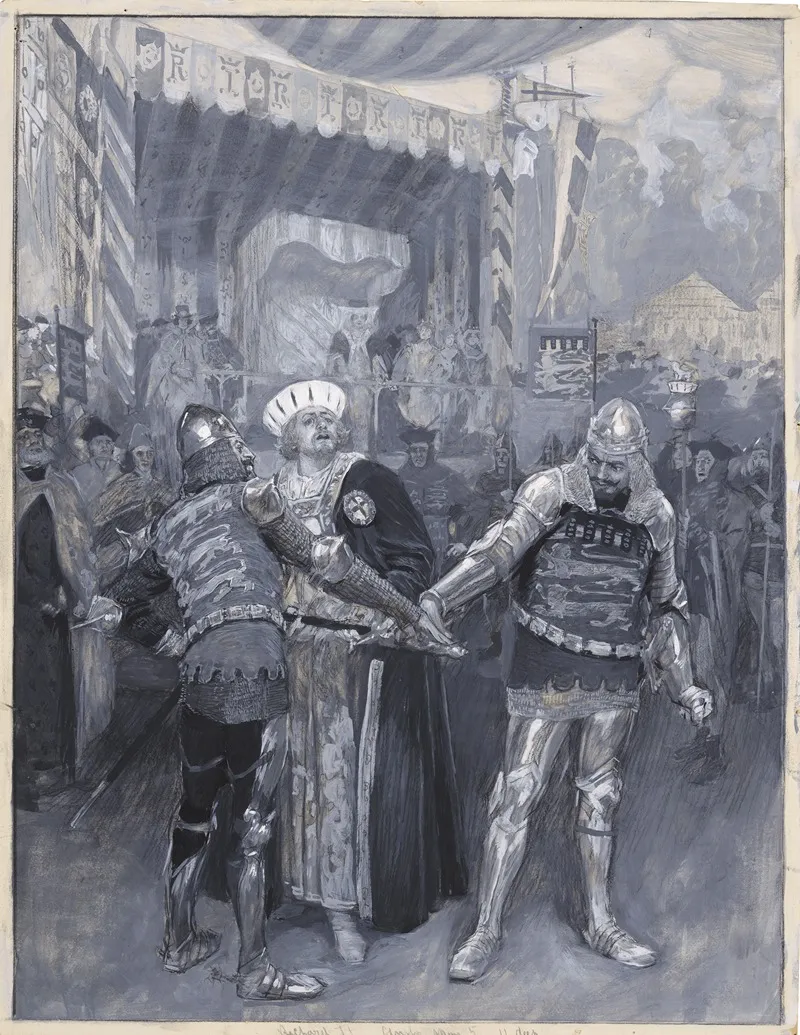 King Richard Ii 2 Wall Art by William Hatherell - High-Resolution Digital Print