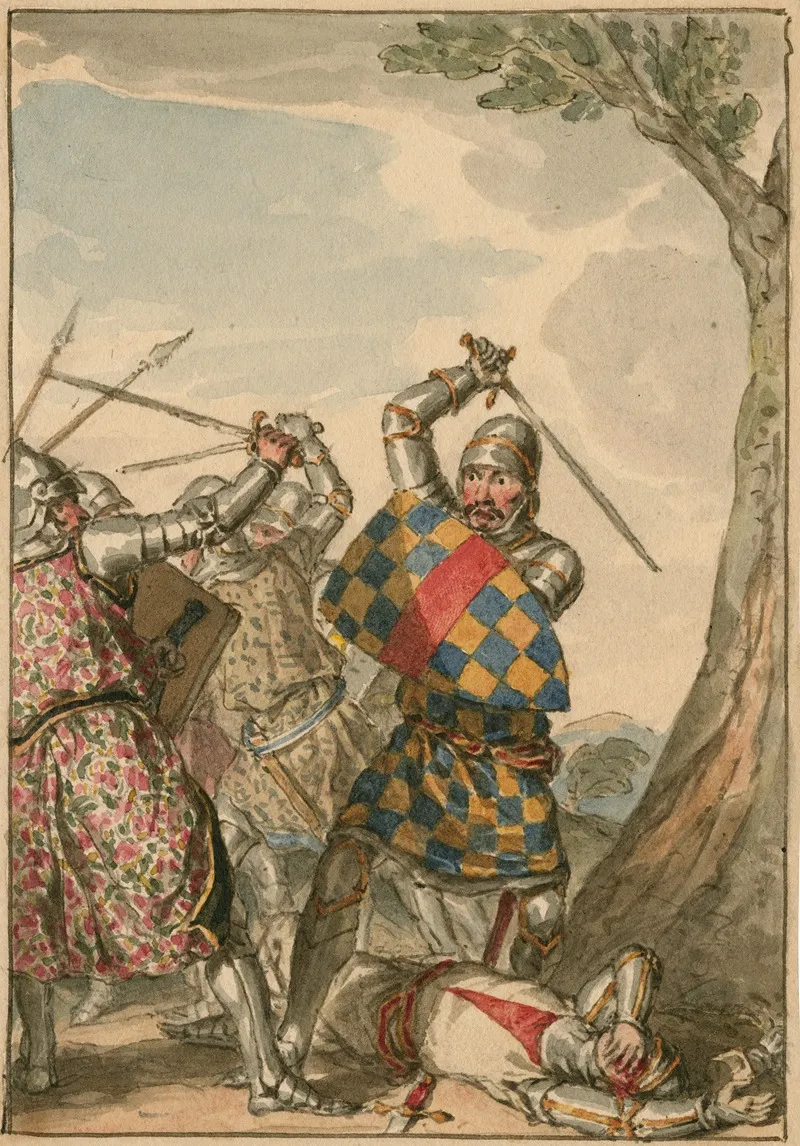 King Richard Iii Iv 4 Wall Art by John Augustus Atkinson - High-Resolution Digital Print