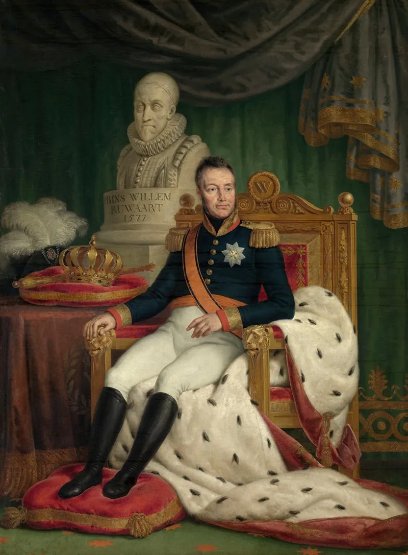 King Willem I 2 Wall Art by Joseph Denis Odevaere - High-Resolution Digital Print
