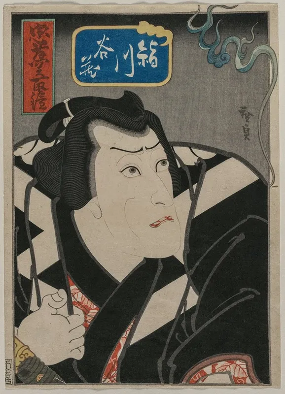 Kinugawa Tanizo In A Mirror Of Brave And Loyal Wrestlers Chuko Sekitori Kagami Wall Art by Konishi Hirosada - High-Resolution Digital Print