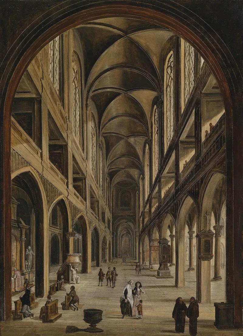 Kircheninterieur 2 Wall Art by Christian Stöcklin - High-Resolution Digital Print