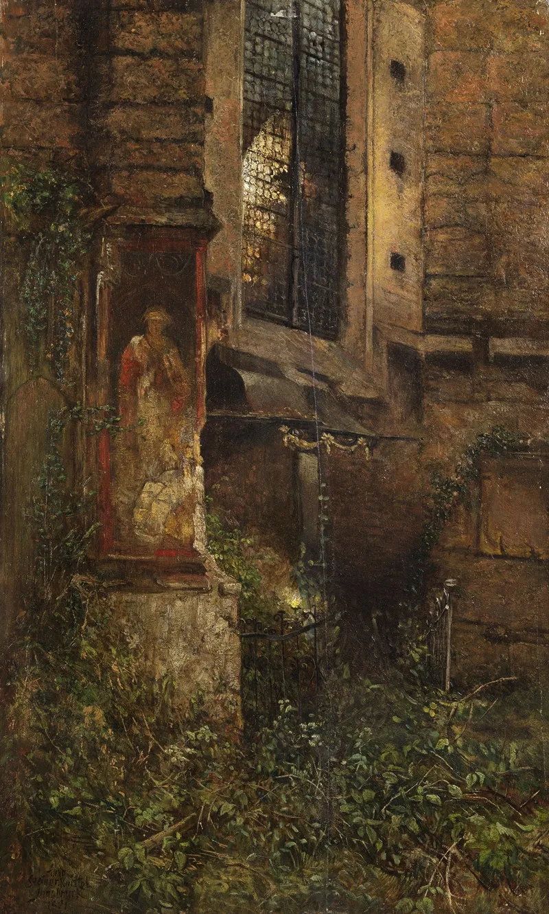 Kirchenruine 4 Wall Art by Anna Stainer-Knittel - High-Resolution Digital Print