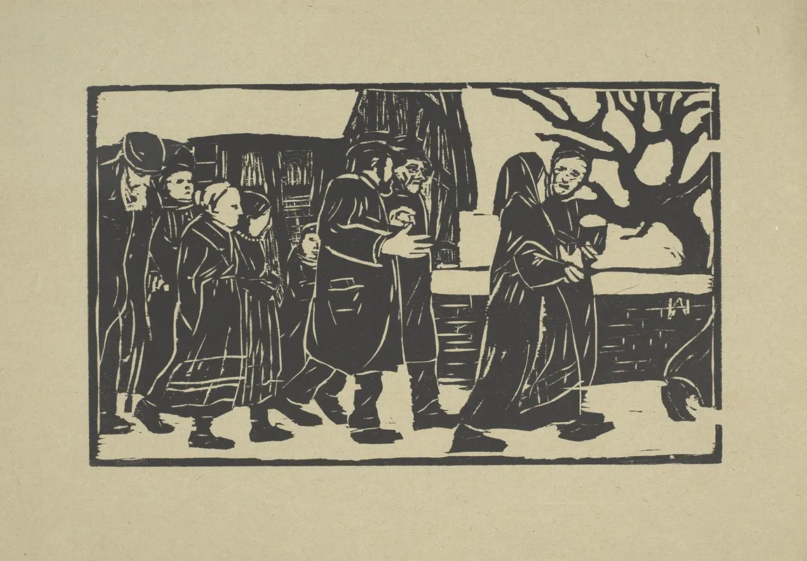 Kirchgang 2 Wall Art by Albert Haueisen - High-Resolution Digital Print