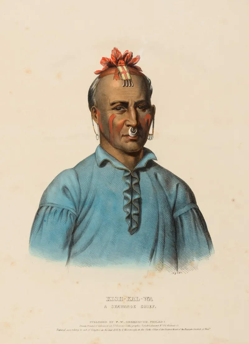 Kish Kal Wa A Shawanoe Chief