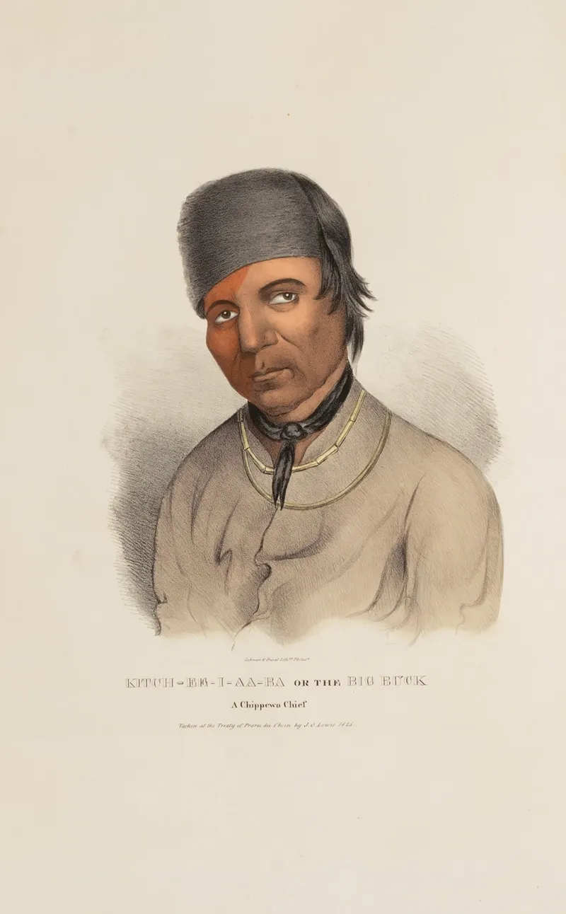 Kitch Ee I Aa Ba Or The Big Buck A Chippewa Chief