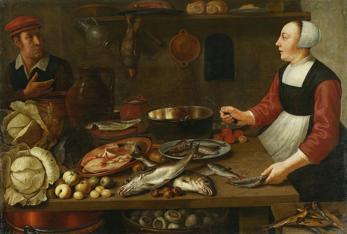 Kitchen Interior 9 Wall Art by Floris van Schooten - High-Resolution Digital Print