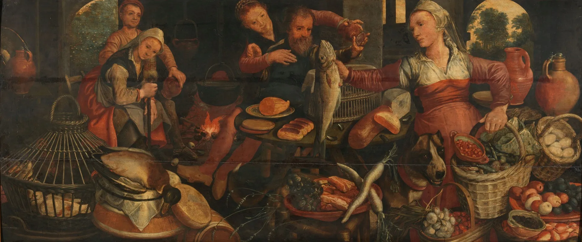 Kitchen Scene 9 Wall Art by Pieter Aertsen - High-Resolution Digital Print