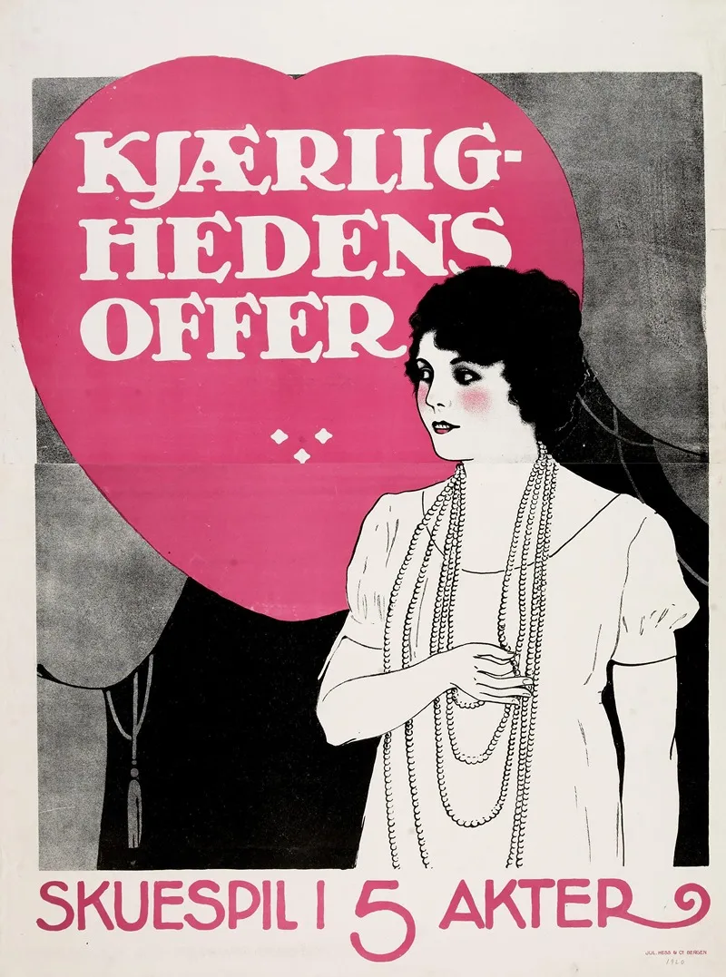 Kjaerlighedens Offer Wall Art by Jul. Hess &amp; Co. - High-Resolution Digital Print